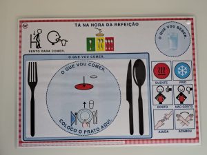 Jogo Americano e Cardápio